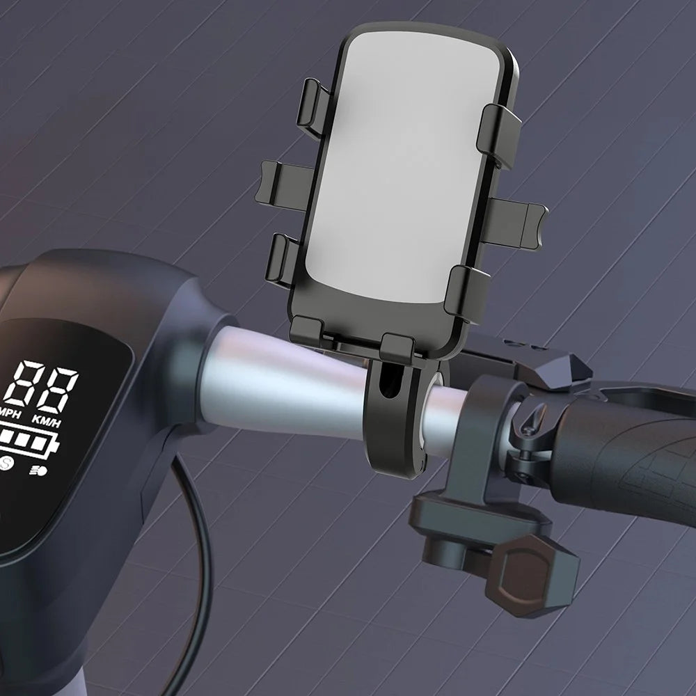 QX23 ABS E-Bike Phone Holder Bicycle Motorcycle Handlebar Mount Cellphone Bracket - 5