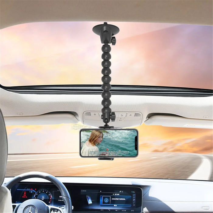 ZY-X2218 Size L Snake Shape Suction Cup Phone Bracket Angle Adjustable Car Phone Holder - 3