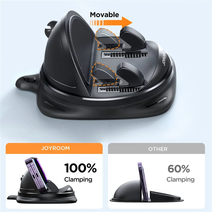 JOYROOM ZS354 Car Dashboard Adhesive Mobile Phone Holder Base Rotatable Cellphone Stand - 5