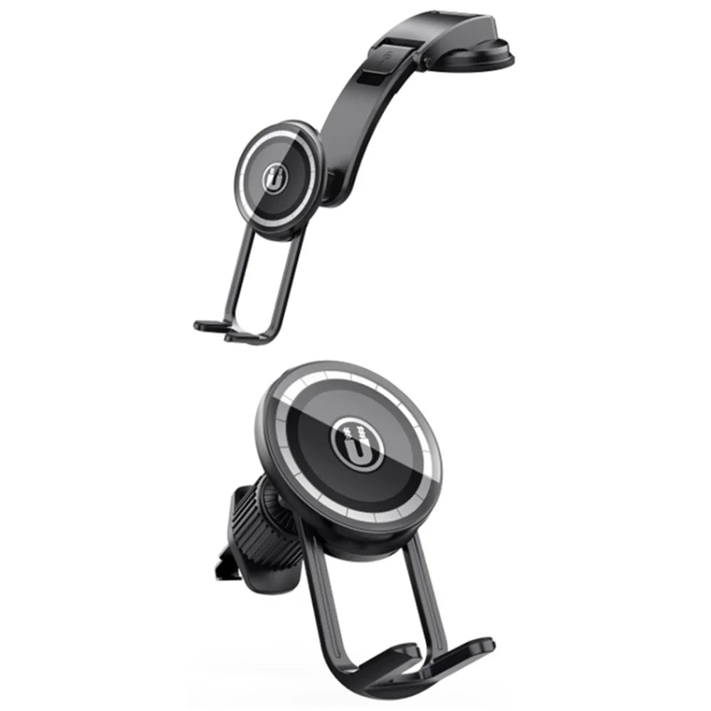 LE-10 Car Dashboard Suction Cup Mount Mobile Phone Holder Magnetic Cell Phone Bracket - 2