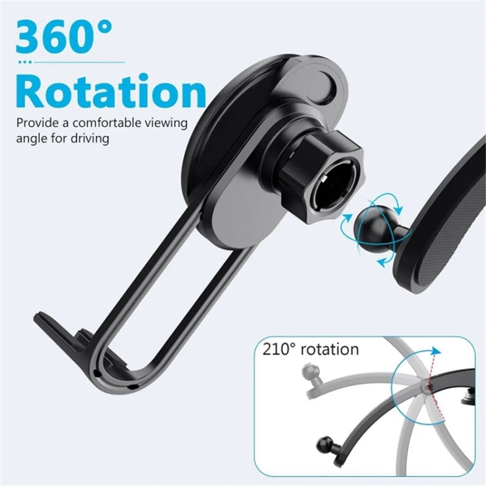 LE-10 Car Dashboard Suction Cup Mount Mobile Phone Holder Magnetic Cell Phone Bracket - 7