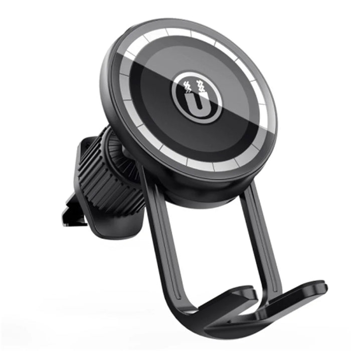 LE-11 Car Suction Cup Mount 360 Degree Rotation Magnetic Phone Holder with Air Vent Clip - 1