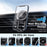 LE-11 Car Suction Cup Mount 360 Degree Rotation Magnetic Phone Holder with Air Vent Clip - 4