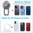 LE-11 Car Suction Cup Mount 360 Degree Rotation Magnetic Phone Holder with Air Vent Clip - 7