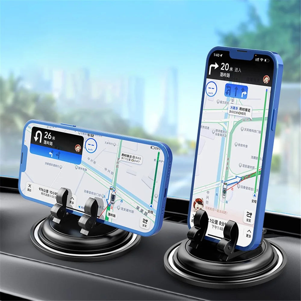 Stable Car Phone Holder Waterproof Smartphone Stand Mount Anti-Slip PVC Mat for SUV Truck Dashboard - 6