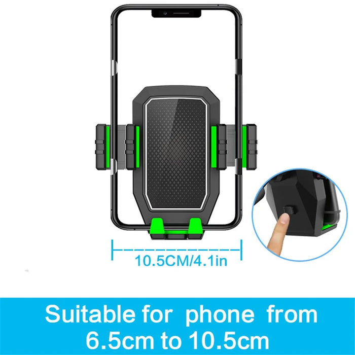A10 Car Drink Holder Coffee Mug Organizer Phone Stand Food Snack Tray Car Mount Rack - Green - 4