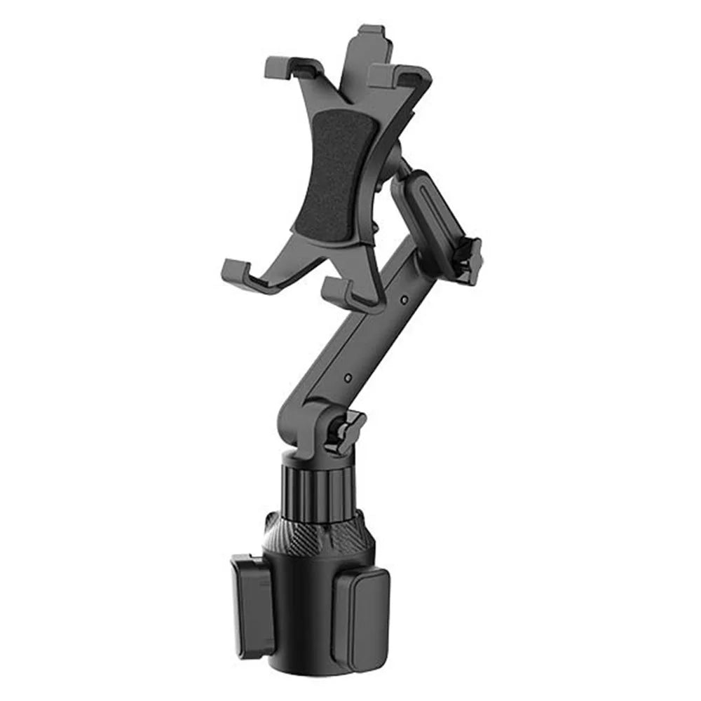 CUP-B17 Car Cup Holder Tablet Mount Universal Long Neck Car Cup Mini PC Holder 2 Shaft Rotating Tablets Car Mount - 1