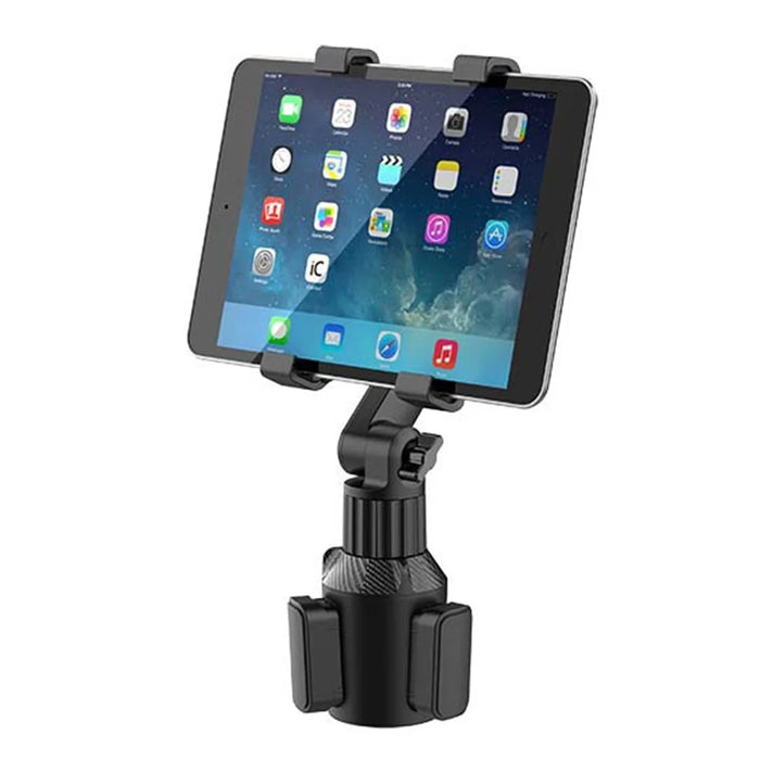 CUP-B17 Car Cup Holder Tablet Mount Universal Long Neck Car Cup Mini PC Holder 2 Shaft Rotating Tablets Car Mount - 2