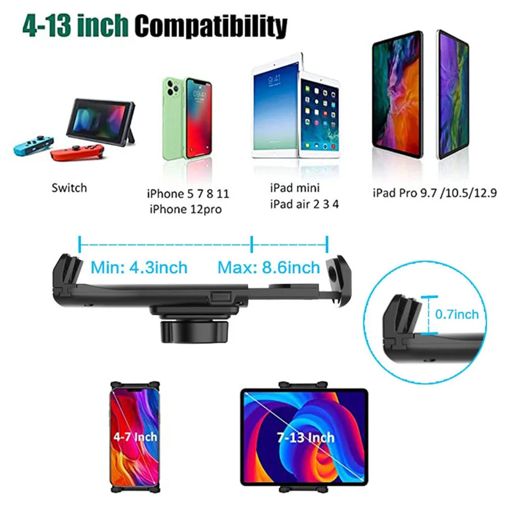 CUP-B16 Car Cup Holder Phone Mount Universal Long Neck 2 Shaft Rotating Cell Phones Car Cup Mount - 6