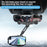 R009 Multifunctional Car Rearview Mirror Cell Phone Mount Universal Vehicle Retractable Phone Clip Holder - Green - 7