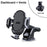D33 Suction Cup Base Gravity Sensing Car Phone Holder Bracket with Air Vent Clip - Black - 2