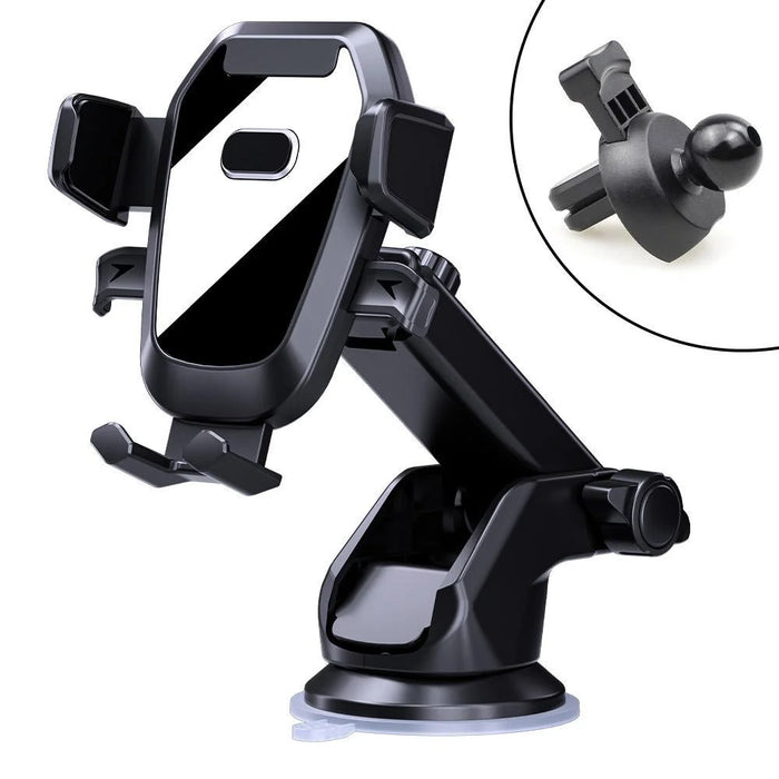 D-41+121+120 Car Phone Mount Universal Vehicle Dashboard Phone Holder Multifunctional Telescopic Suction Cup Cell Phone Bracket - 2