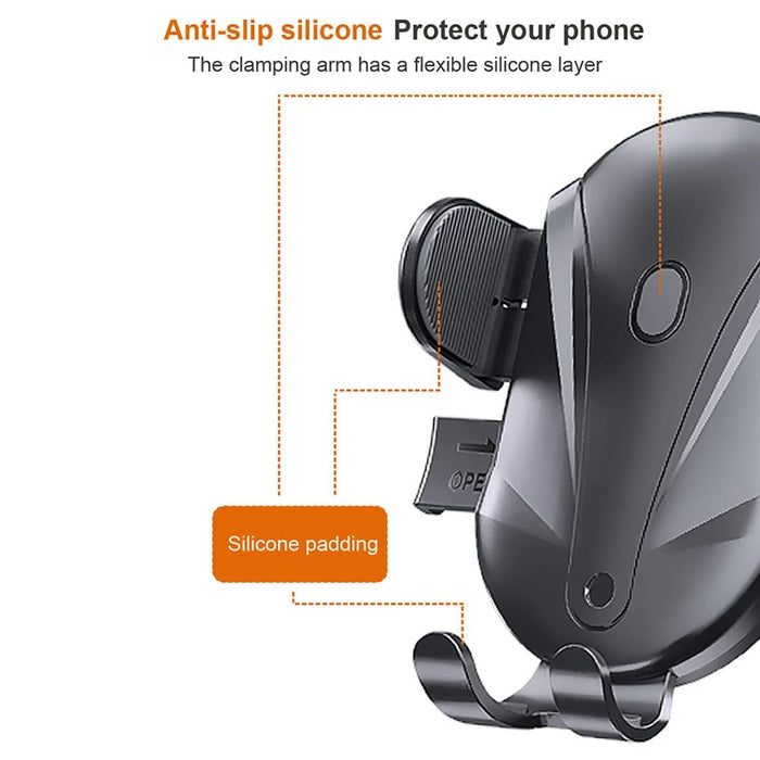 D-43+128+120 Car Dashboard Telescopic Suction Cell Phone Mount Multi-functional Car Air Vent Phone Holder - 5