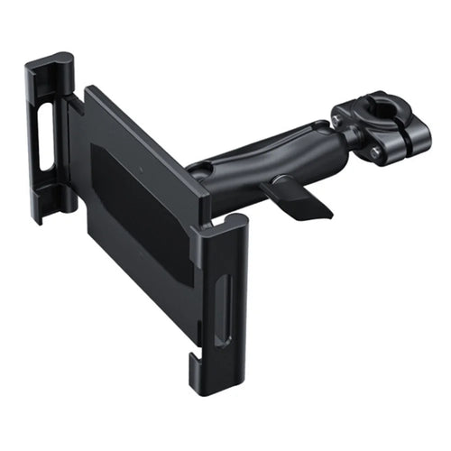 Car Headrest Metal Phone Mount Stretchable Car Seat Back Tablet Holder Compatible with 4.7-11 inch Cellphone, Tablets - 1