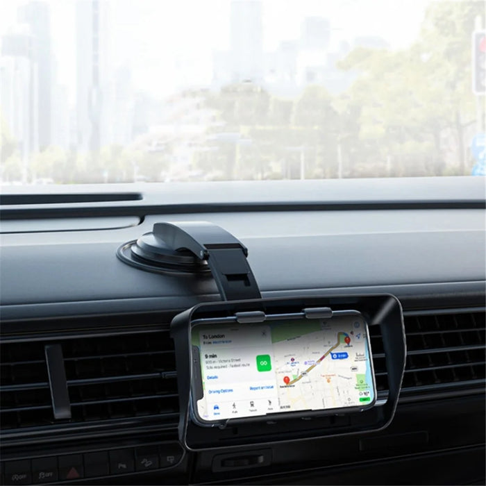 Car Dashboard Sucker Phone Holder 360° Rotatable Car Windshield Handsfree Phone Mount - Section Style - 3