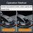 Car Dashboard Sucker Phone Holder 360° Rotatable Car Windshield Handsfree Phone Mount - Section Style - 5