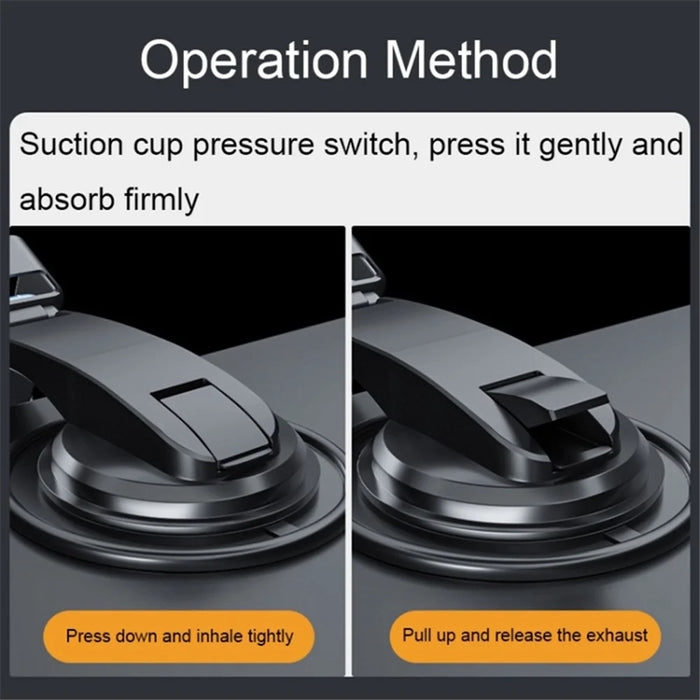 Car Dashboard Sucker Phone Holder 360° Rotatable Car Windshield Handsfree Phone Mount - Section Style - 5