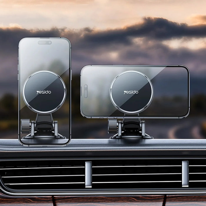 YESIDO C177 For iPhone 12 / 13 / 14 / 15 Car Suction Cup Base Phone Holder Bracket - 3
