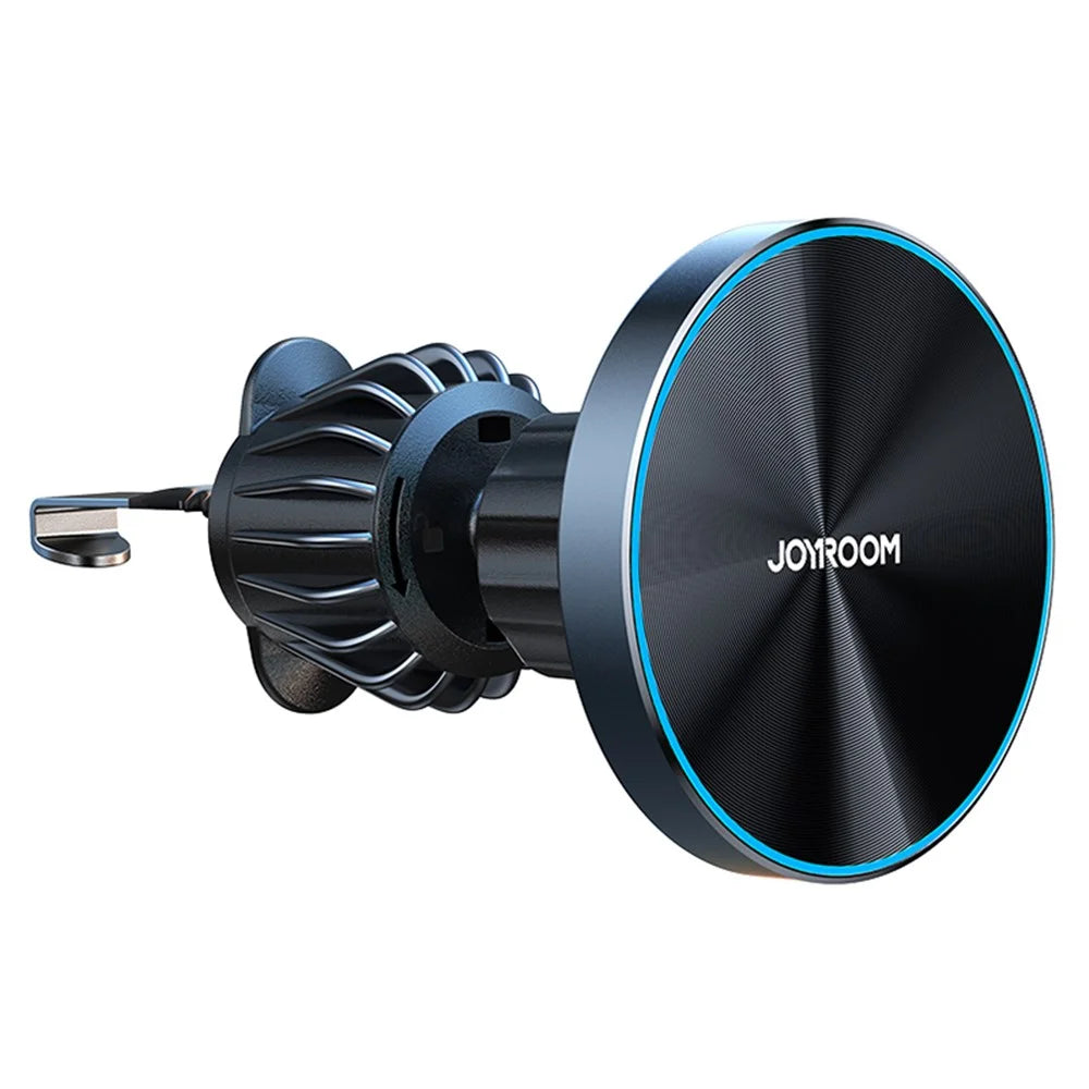 JOYROOM JR-ZS240 Pro Car Air Vent Mount 15W Magnetic Wireless Charger Phone Holder with Ambient Light - 2