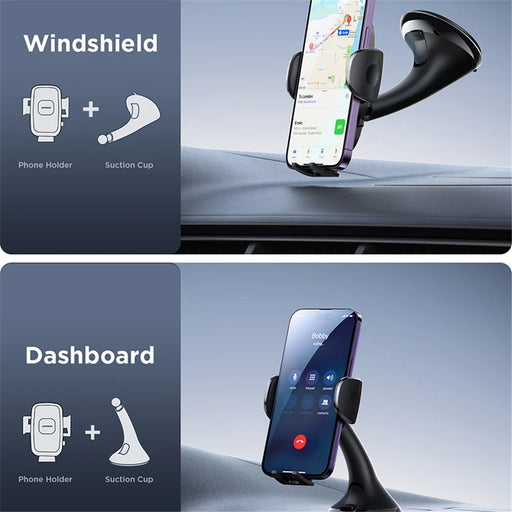 JOYROOM JR-ZS259 Car Suction Cup Mount Universal Phone Holder for Windshield / Dashboard - 2