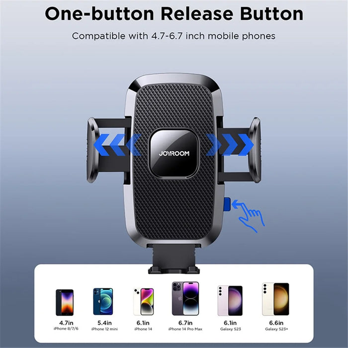 JOYROOM JR-ZS259 Car Suction Cup Mount Universal Phone Holder for Windshield / Dashboard - 7