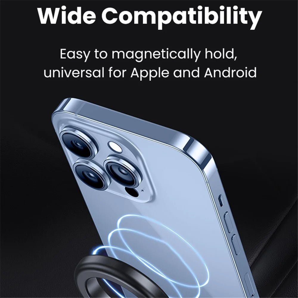 USAMS US-ZJ075 Magnetic Car Phone Holder 360-degree Rotation Air Vent Phone Mount - 4