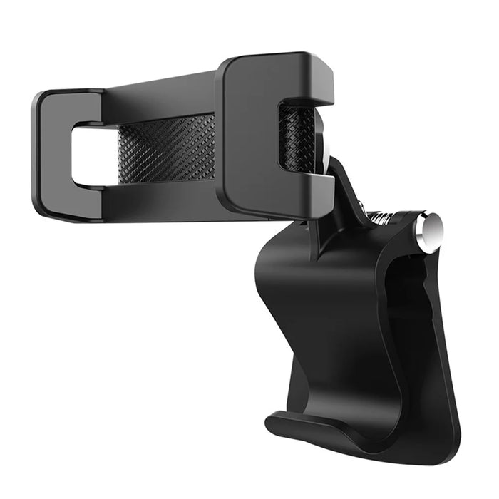 Multi-functional Clip-on Car Back Seat Mobile Phone Holder Bracket Hook Hanger - Grey - 1