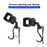 Multi-functional Clip-on Car Back Seat Mobile Phone Holder Bracket Hook Hanger - Grey - 2