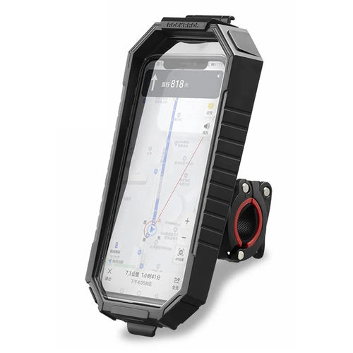 ROCKBROS Rainproof Handlebar E-Bike Mobile Phone Bracket PET Touch Screen Bike Phone Holder - 1