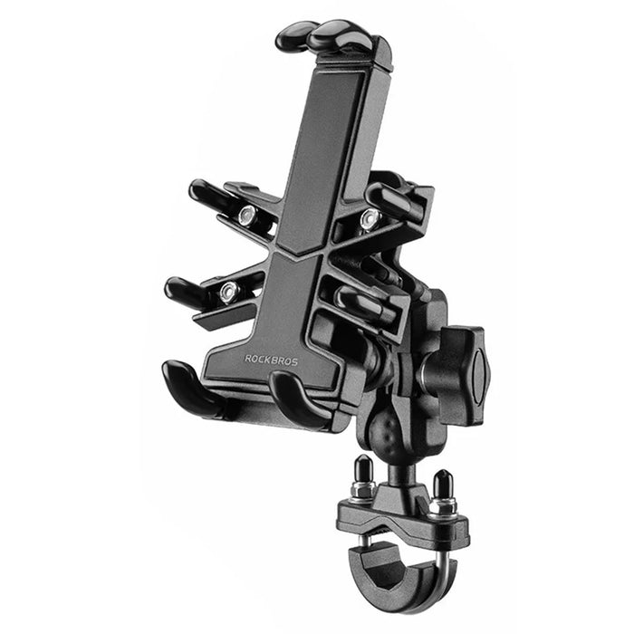 ROCKBROS 25210024 Motorcycle Cell Phone Holder Shockproof E-Bike Phone Mount for Bicycle Navigation - U-shape - 1