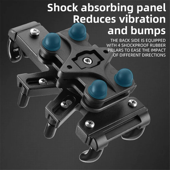 ROCKBROS 25210024 Motorcycle Cell Phone Holder Shockproof E-Bike Phone Mount for Bicycle Navigation - U-shape - 6