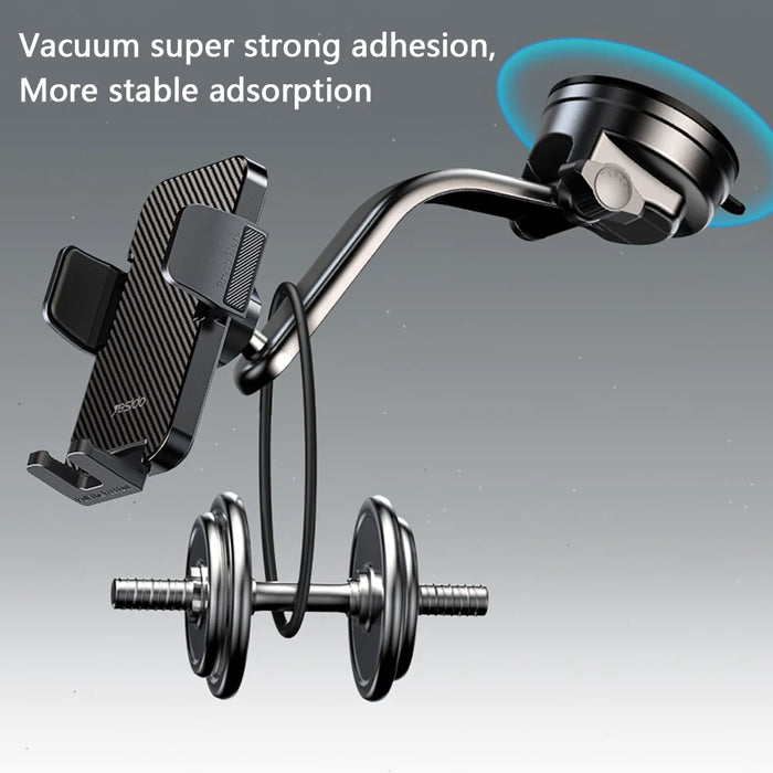 YESIDO C172 Suction Cup Multi-Function Dashboard Phone Mount Car Magnetic Phone Holder for iPhone 16 / 16 Plus / 16 Pro / 16 Pro Max - 4