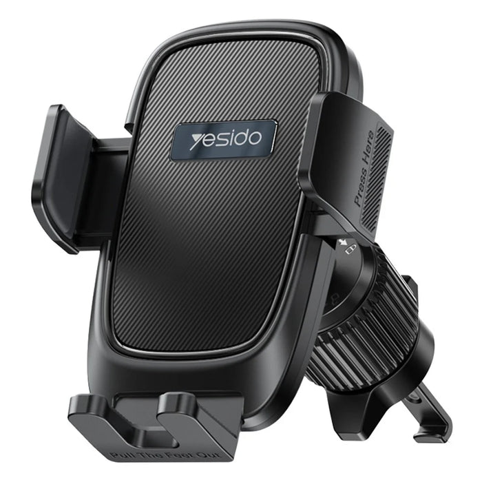 YESIDO C241 Car Air Outlet Phone Holder with Rotatable Ball Head for 4.7-7.2 inch Phone Clamp Bracket - 1