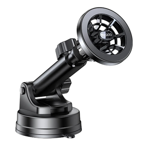 YESIDO C158 Ring Shape Magnetic Car Sucker Mount Mobile Phone Holder with Air Outlet Clip - 1