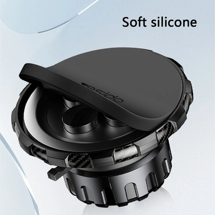 YESIDO C160 360 Degree Rotation Car Sucker Mount Magnetic Mobile Phone Holder with Air Vent Clip - 4