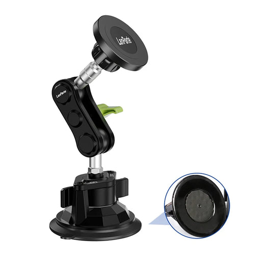LANPARTE RBA-M01 Magnetic Metal Phone Holder for Car Dashboard Cell Phone Mount Stand Support Adjustable - 2