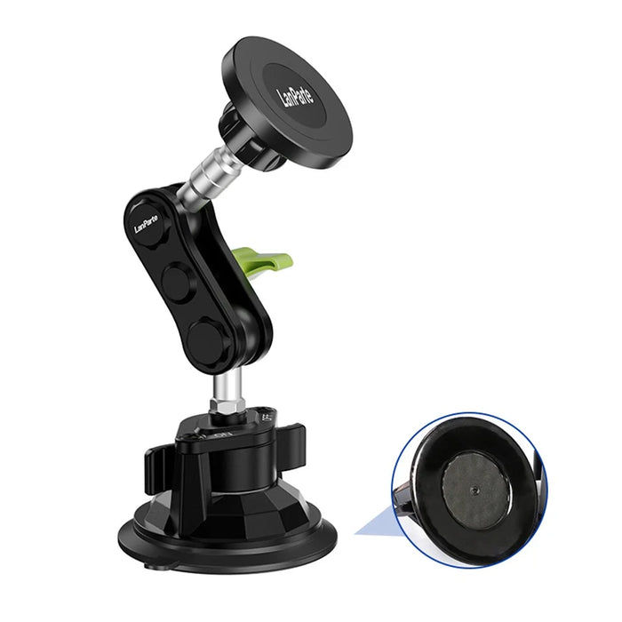 LANPARTE RBA-M01 Magnetic Metal Phone Holder for Car Dashboard Cell Phone Mount Stand Support Adjustable - 2