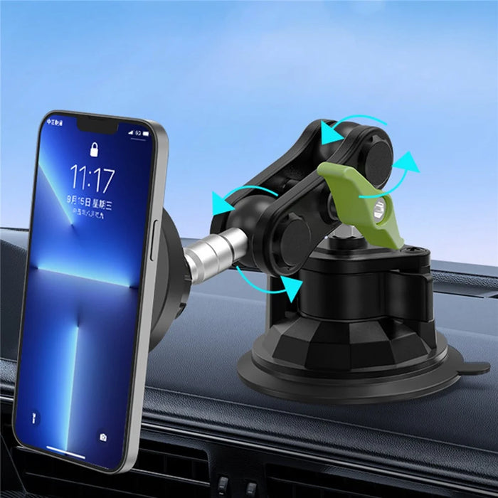 LANPARTE RBA-M01 Magnetic Metal Phone Holder for Car Dashboard Cell Phone Mount Stand Support Adjustable - 7
