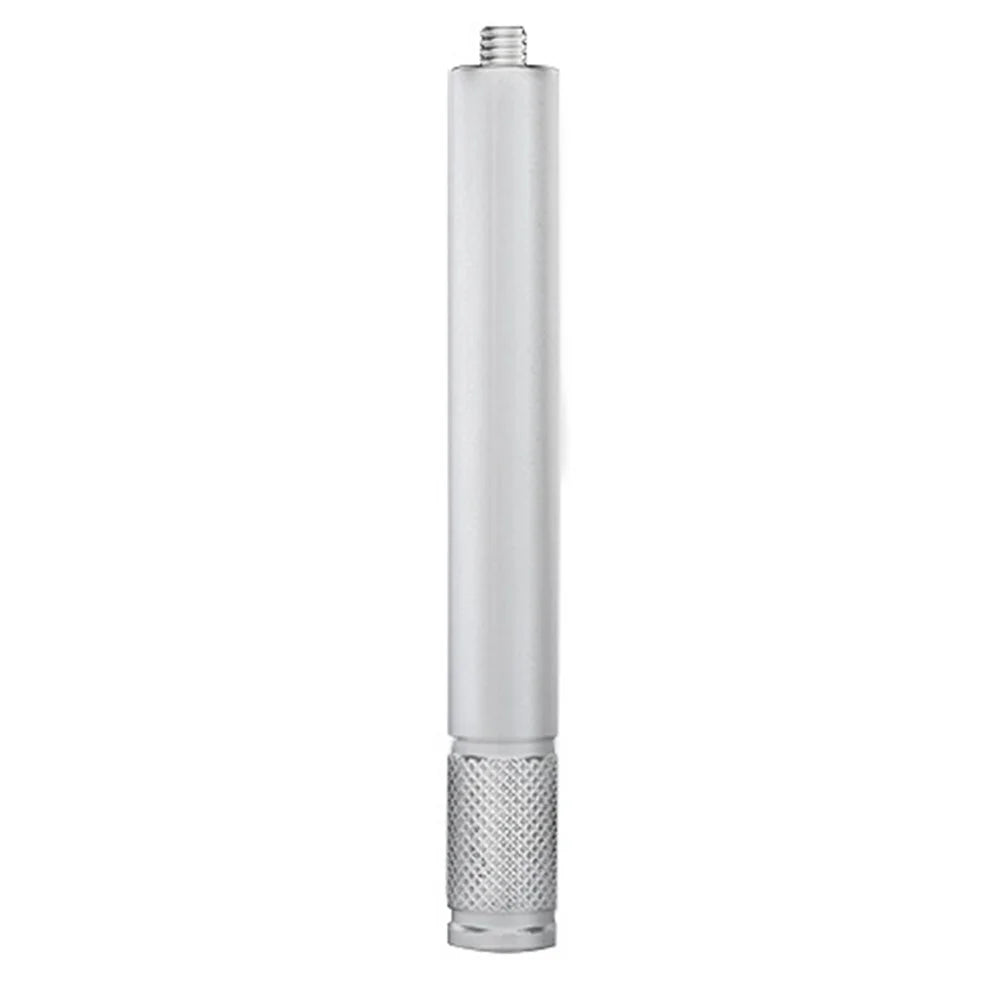 LANPARTE 1 / 4 Screw Metal Extension Rods Cell Phone Mount Adapter Stick - Silver - 1