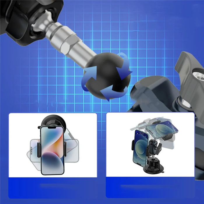 LANPARTE TBA-01 Car Windshield Window Phone Holder Suction Cup Adjustable Phone Shooting Bracket - 3