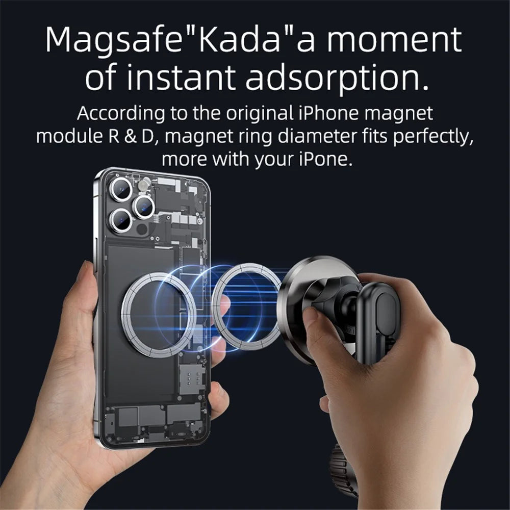 YESIDO C168 Car Air Outlet Clip 360 Degree Rotating Magnetic Phone Holder - 5