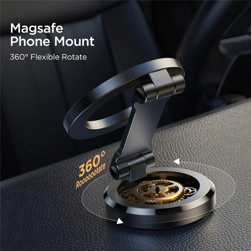 JOYROOM JR-ZS403 Metal Car Dashboard Magnetic Phone Holder Foldable Bracket - 3