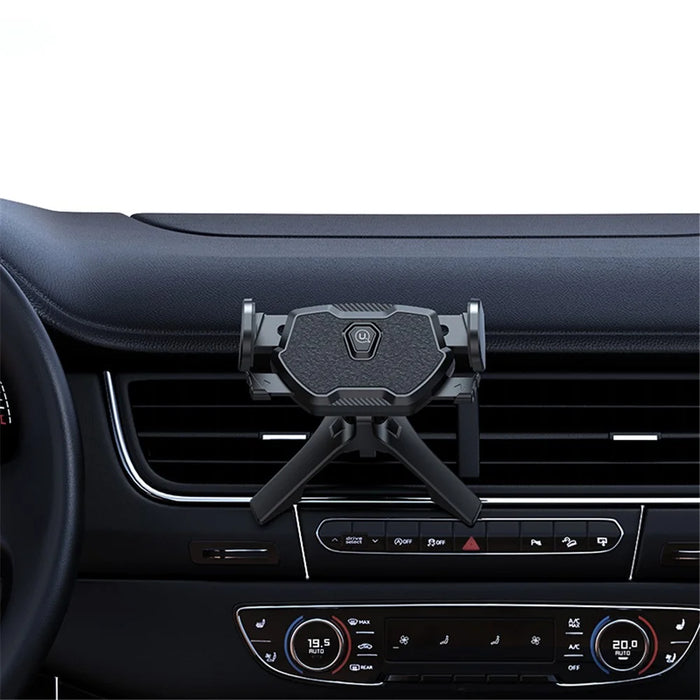 USAMS ZJ077 Mini Car Phone Holder Air Vent Mobile Phone Mount Stand for 4.7-6.9 inch Phone - 3