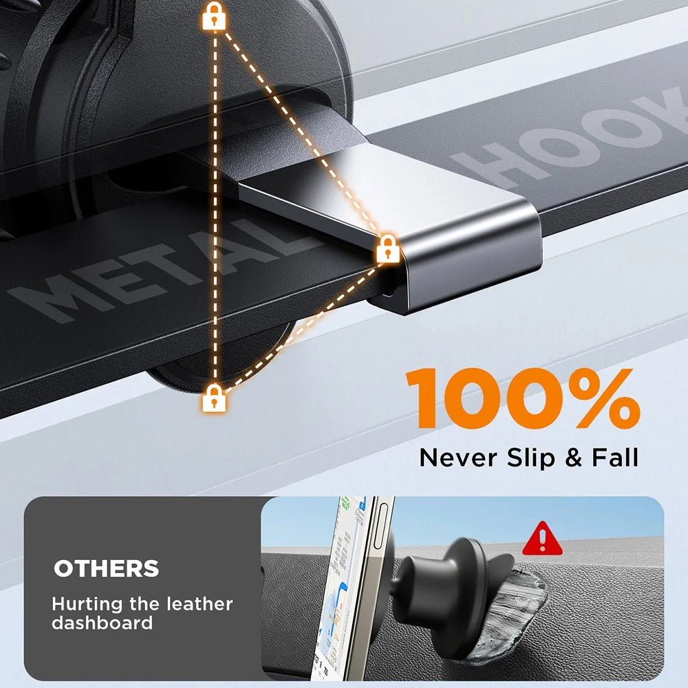 JOYROOM JR-ZS406 360 Degree Rotation Air Outlet Hook Magnetic Car Phone Holder - 5