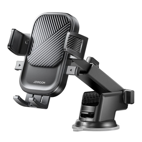 JOYROOM JR-OK6 Car Dashboard Self-Adhesive Mounting Cell Phone Clamp Holder Bracket for iPhone 16 / 16 Plus / 16 Pro / 16 Pro Max - 1