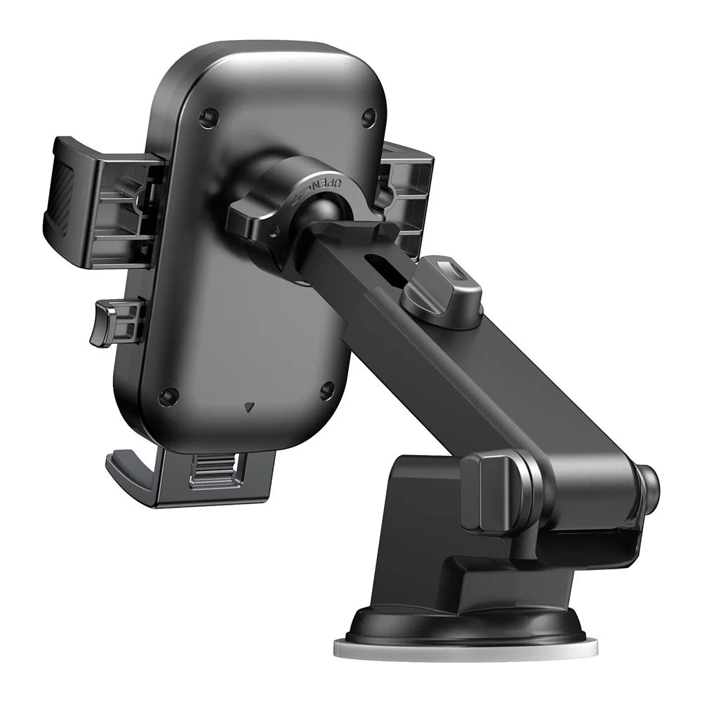 JOYROOM JR-OK6 Car Dashboard Self-Adhesive Mounting Cell Phone Clamp Holder Bracket for iPhone 16 / 16 Plus / 16 Pro / 16 Pro Max - 2