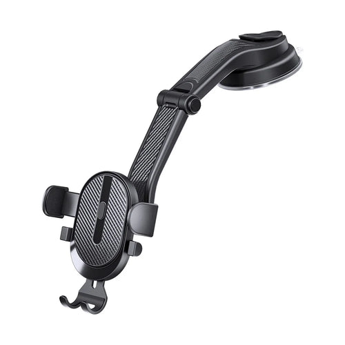 D23+ES For 4-6.7 Inch Car Phone Holder Mount Suction Cup Car Cellphone Holder - Black - 1