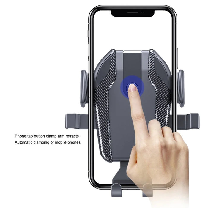 ES281 For 4-6.7 Inch Phone Mount for Car Dashboard Windshield Air Vent Suction Cup Phone Holder - 3