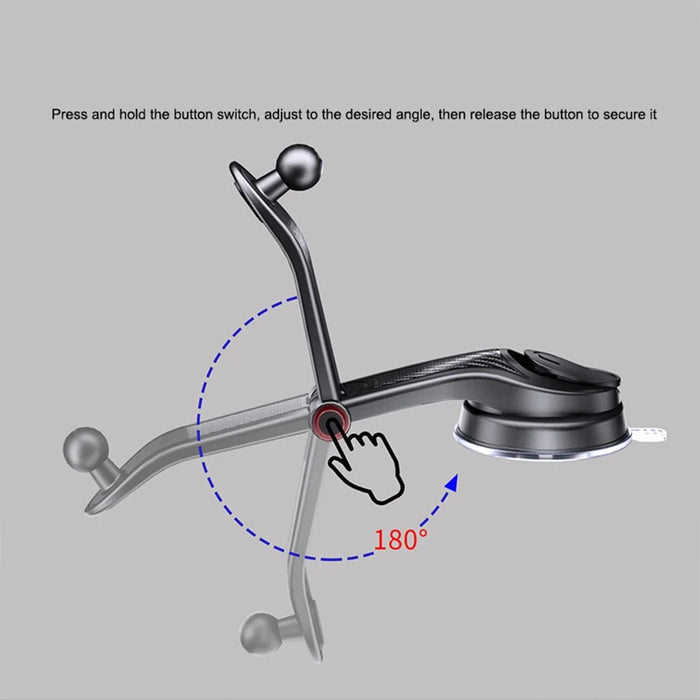 ES281 For 4-6.7 Inch Phone Mount for Car Dashboard Windshield Air Vent Suction Cup Phone Holder - 6