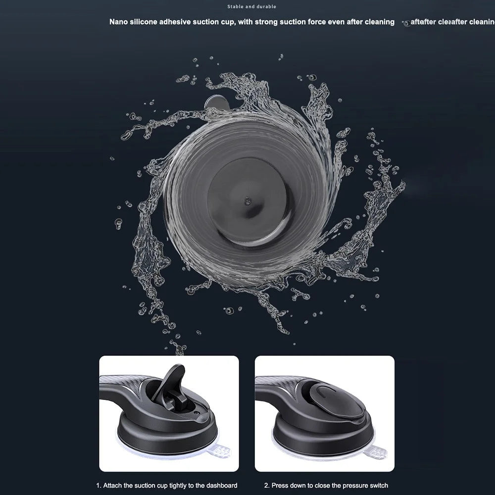 ES281 For 4-6.7 Inch Phone Mount for Car Dashboard Windshield Air Vent Suction Cup Phone Holder - 7